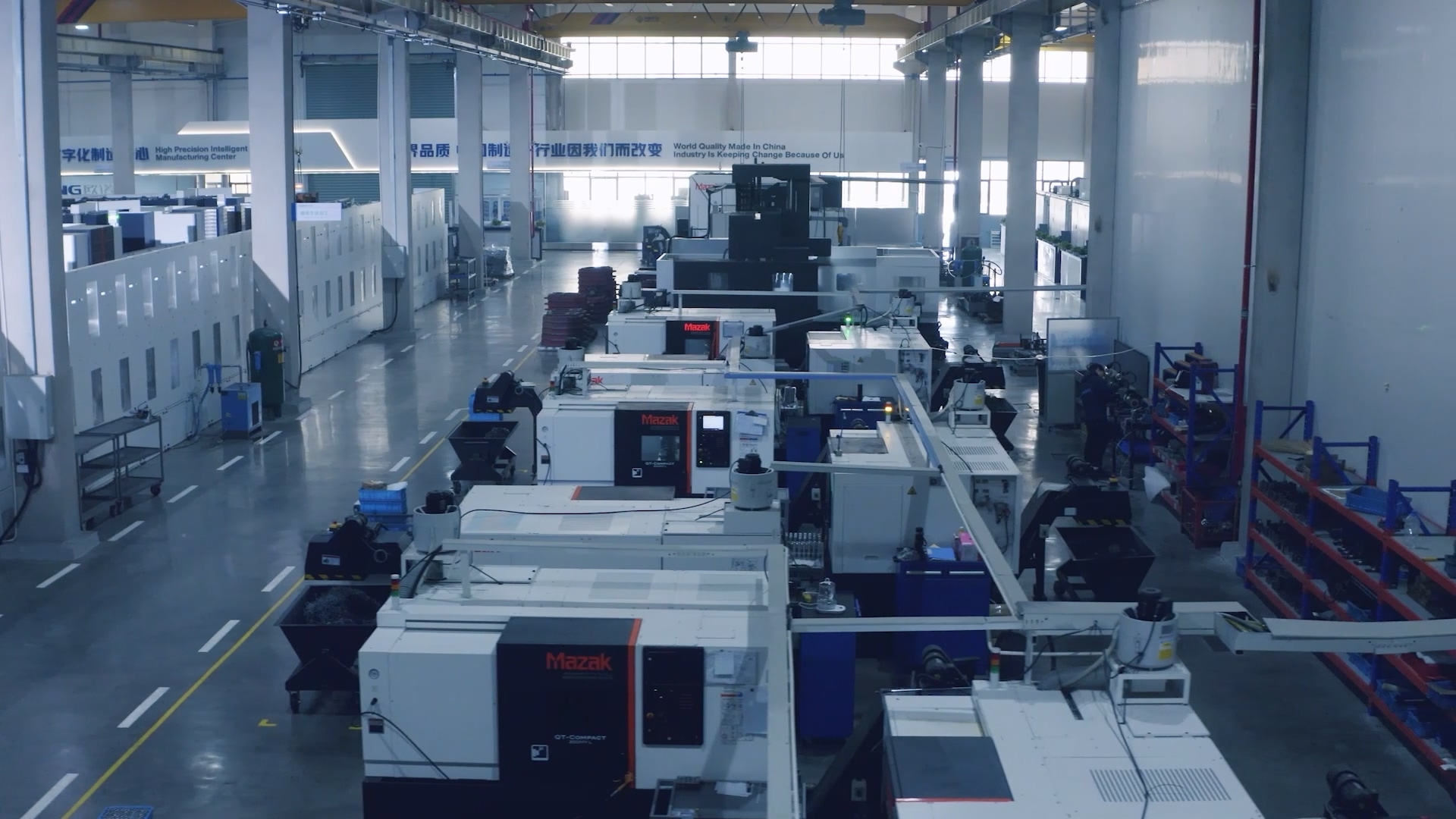 Japanese MAZAK automated CNC flexible line manufacturing precision wall panels for OYANG forming machinery