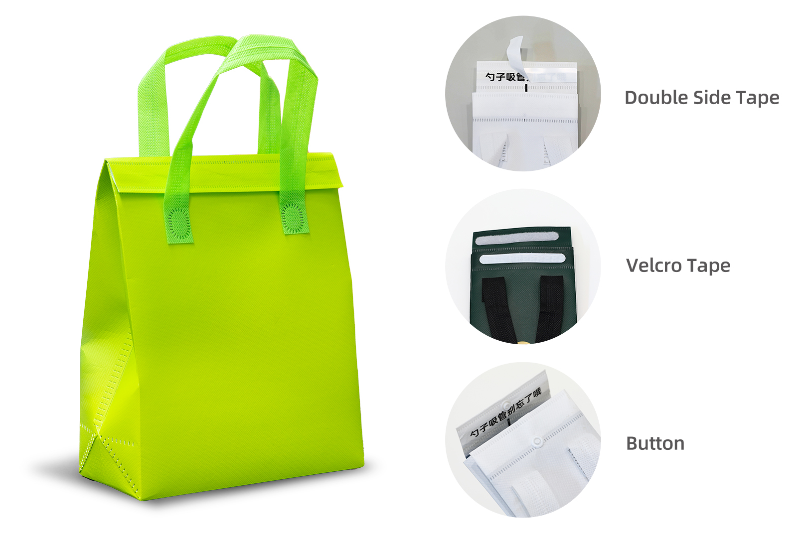 Nonwoven Box Bag Opening Options