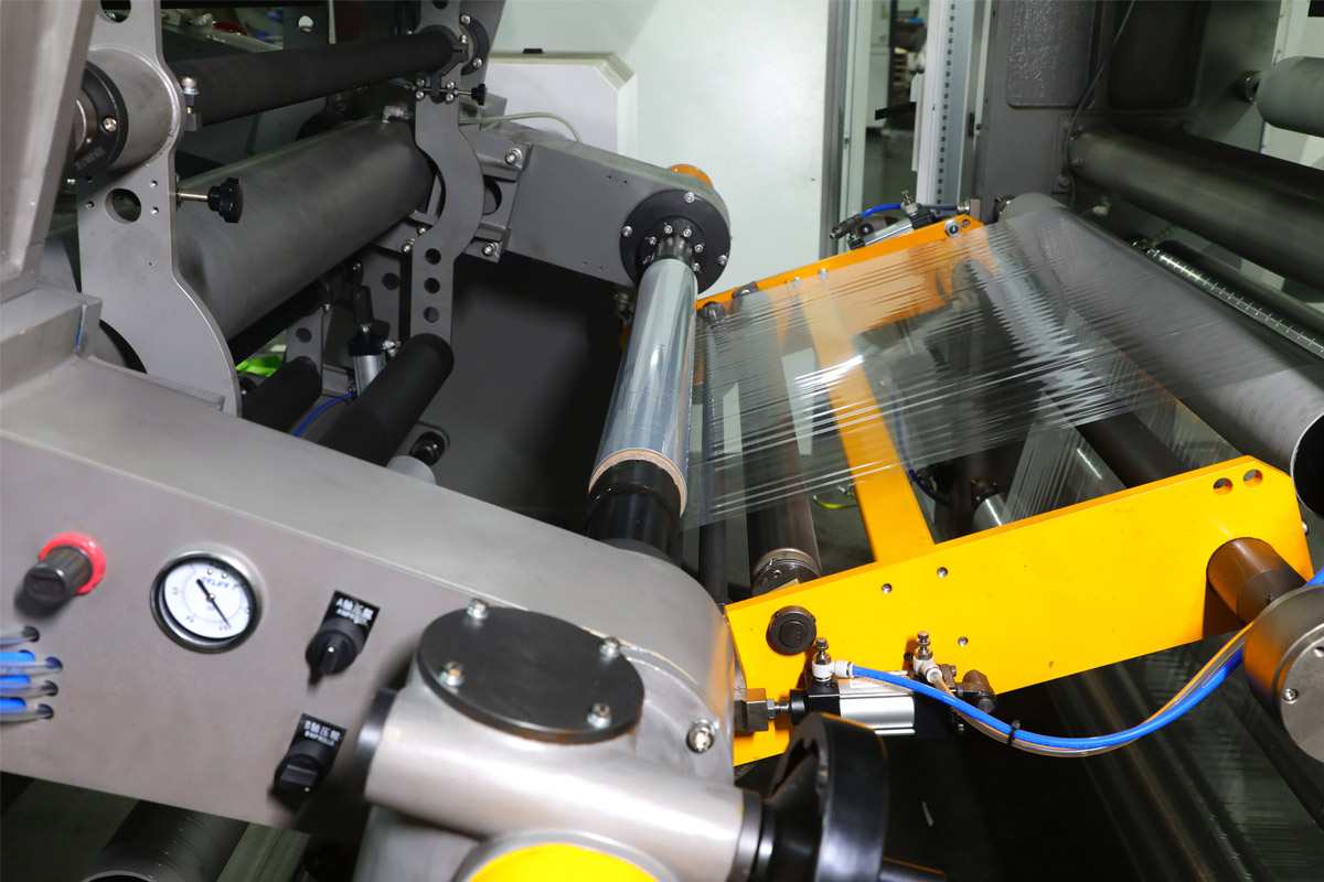 Outfeed Web Video Inspection and Rewind Tension Unit