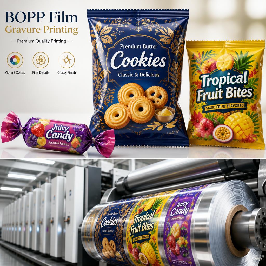 BOPP Film Substrate for Rotogravure Printing