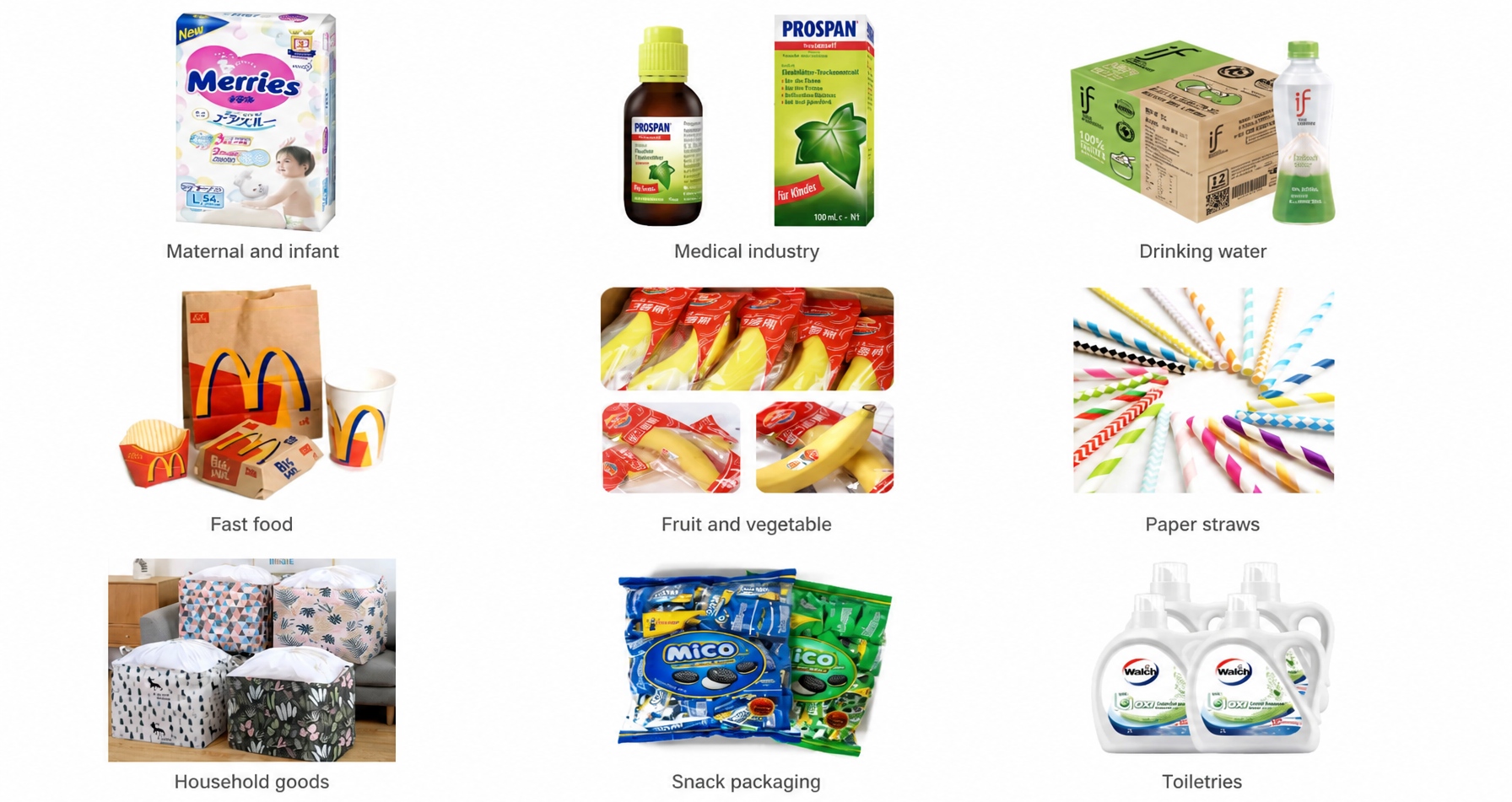 Film Packaging Printed by Flexographic Printing Machine