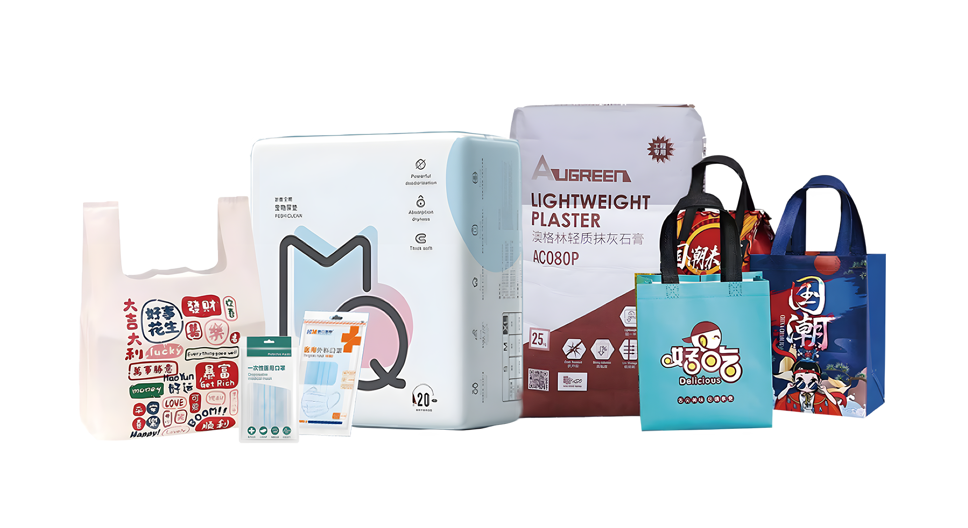 Flexo Printing Products Sample for Paper Film and Nonwoven Packaging