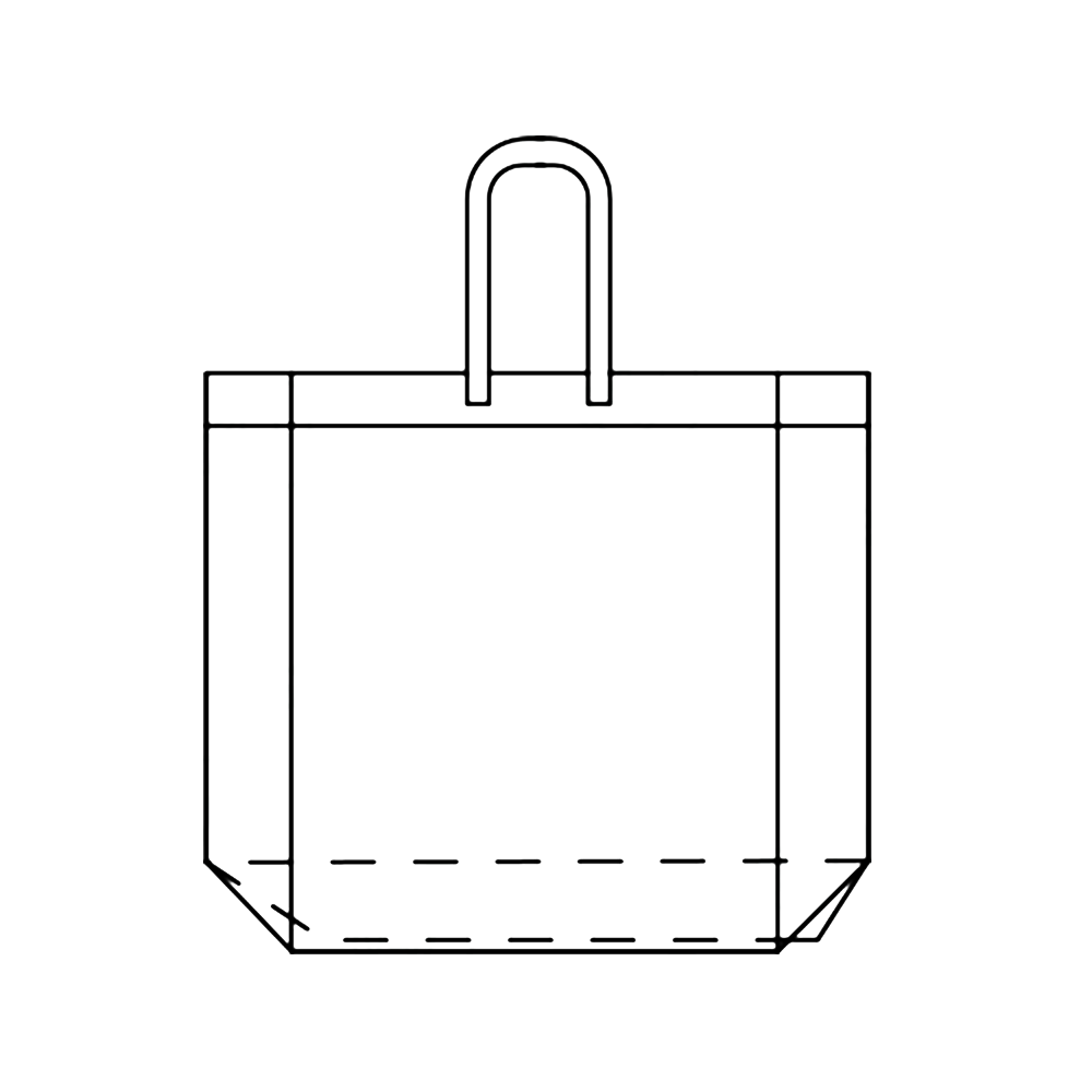 Flip Handle Box Bag