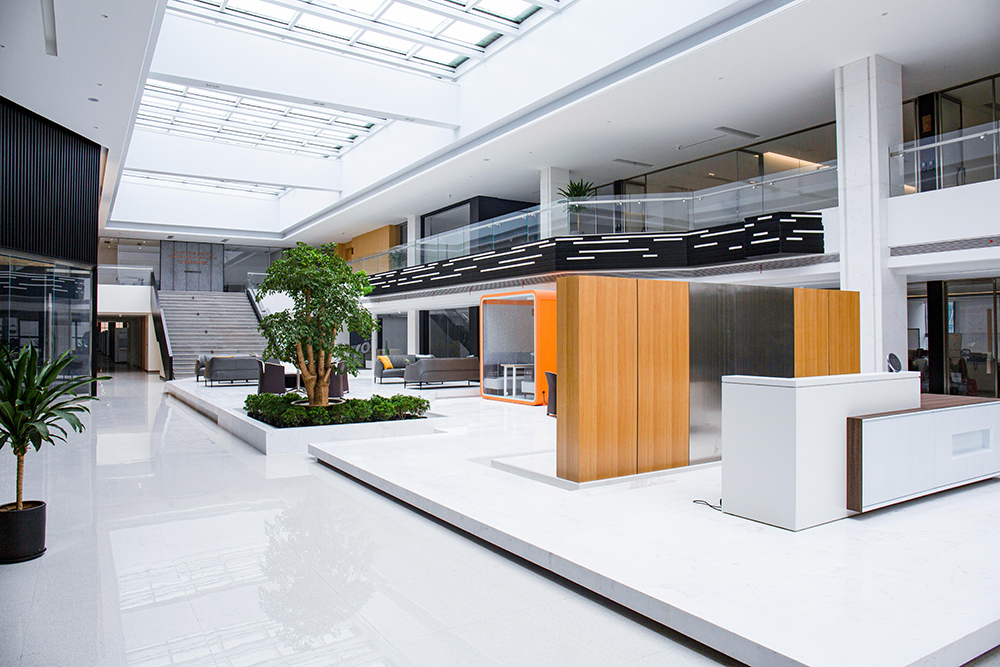 Office Area and Reception Space