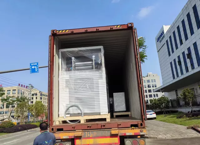OYANG converting machine verified during pre-shipment audit