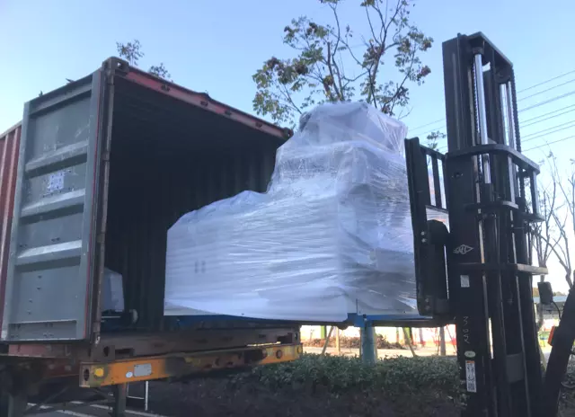 OYANG machine wrapped with dust-proof moisture barrier film