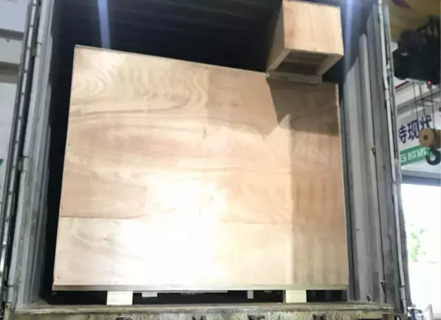 OYANG export machinery packed in IPPC solid wooden crates