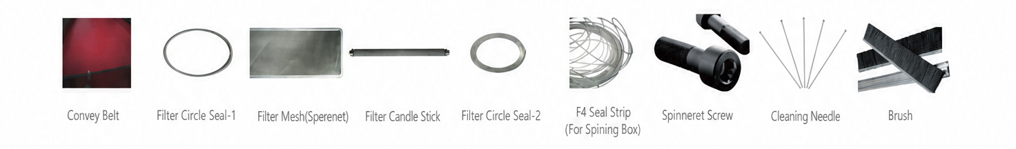 PP spunbond nonwoven fabric line parts