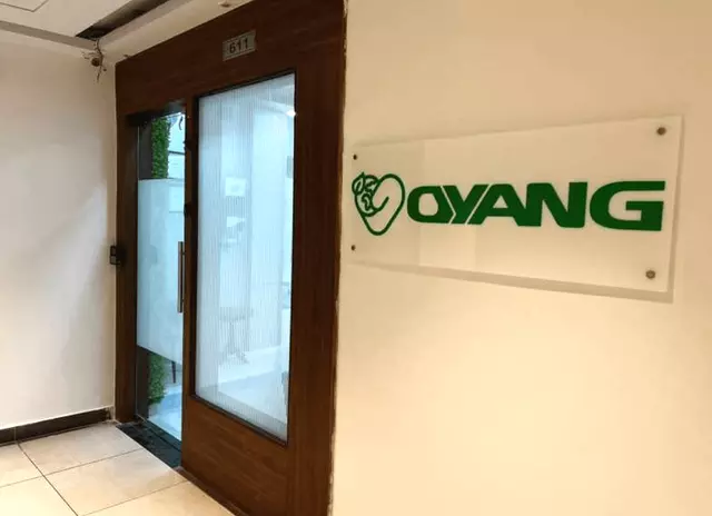 OYANG India Office Official Brand Signage