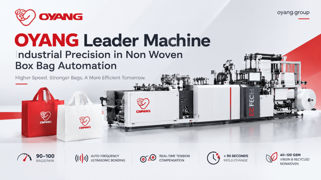 Leader Box Bag Machine High-Speed Nonwoven Lines OYANG