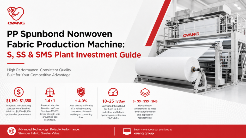 PP Spunbond Nonwoven Fabric Production Machine OYANG