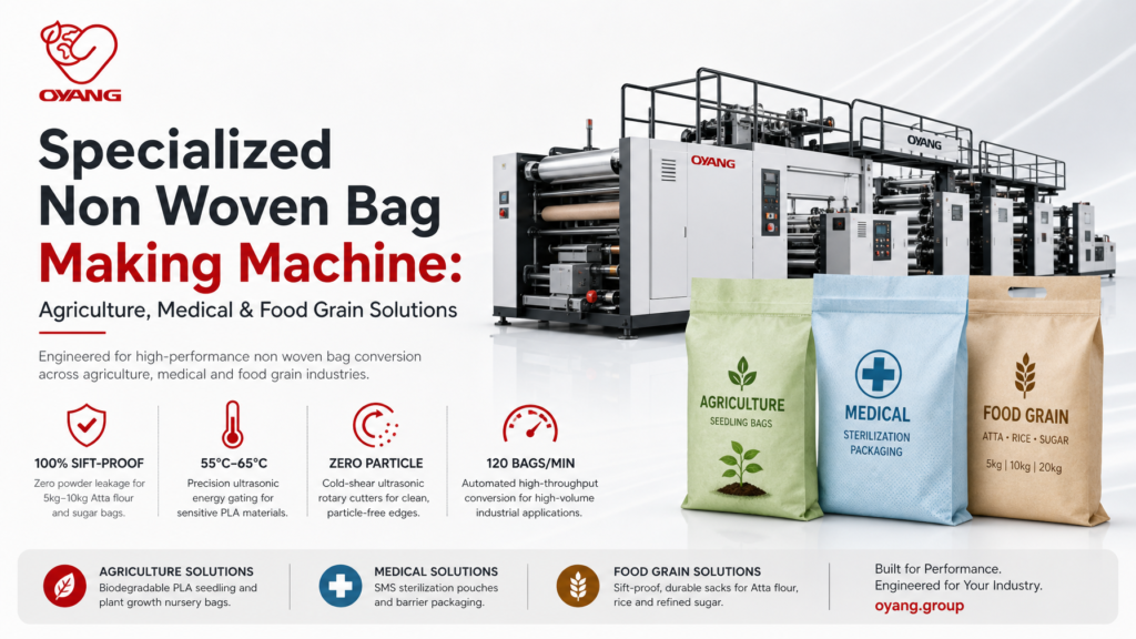 Specialized Non Woven Bag Machine Agri & Medical OYANG