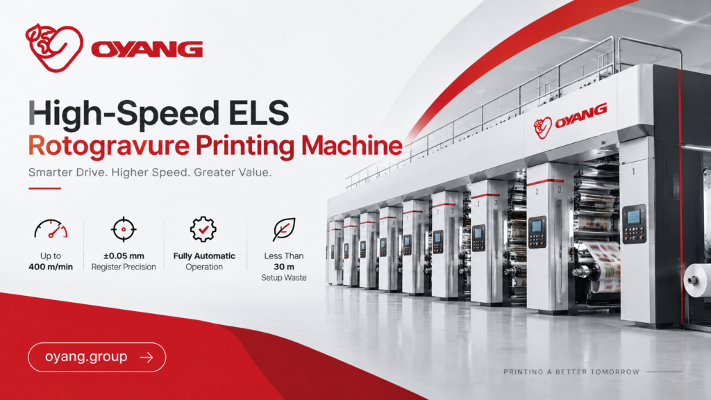 Automatic High Speed ELS Rotogravure Printing Machine OYANG