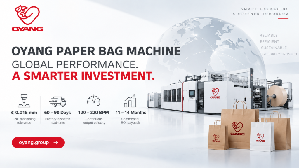 Global Paper Bag Machine Benchmark Garant, W&H, Holweg vs. OYANG