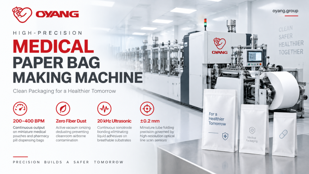 Medical Paper Bag Making Machine Cleanroom Ultrasonic Sealing & Sterile Sizing Guide