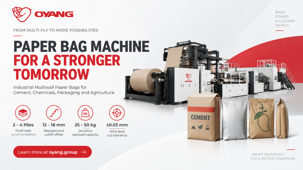 Multiwall Paper Bag Making Machine Stepped-End Valve & Agro Bag Systems
