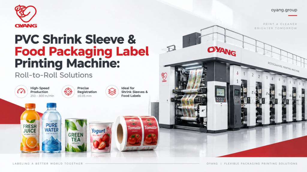 PVC Shrink Sleeve & Food Label Printing Machine | OYANG