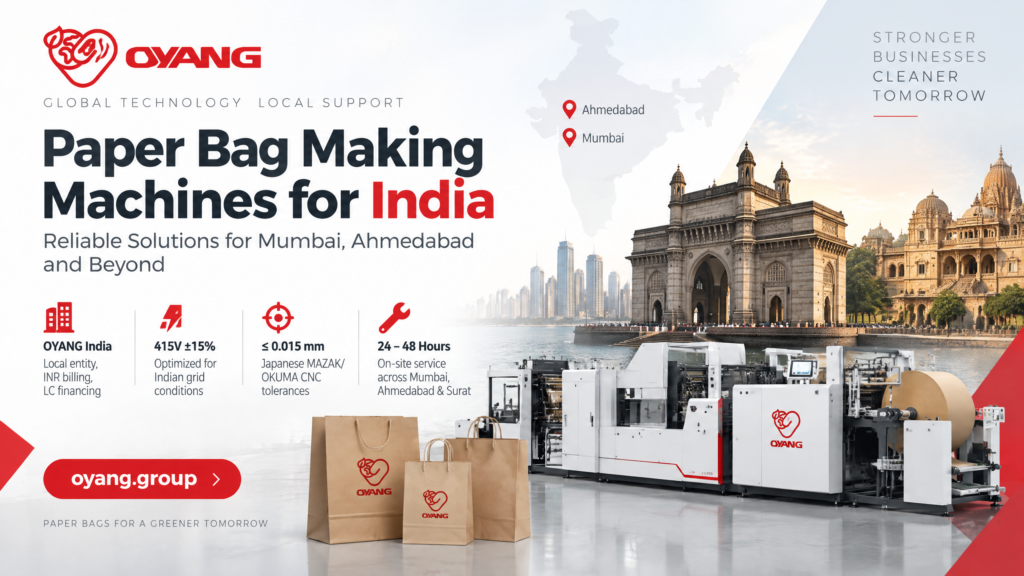 Paper Bag Making Machine Manufacturers in India Mumbai & Ahmedabad Guide