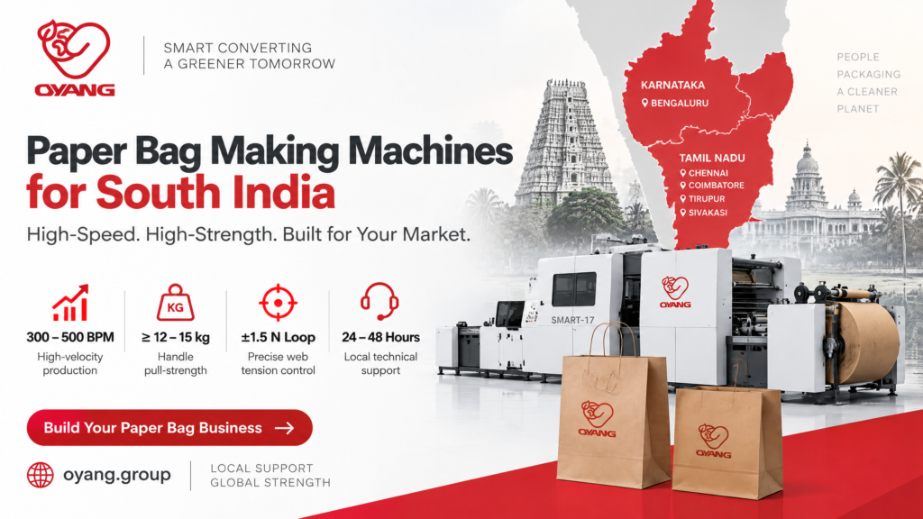 Paper Bag Making Machine in Tamil Nadu & Bangalore South India Guide