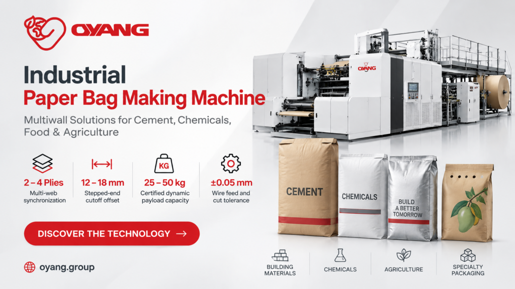 Paper Bag Making Machine with Printing Inline Flexo & Cutoff Phase Sync