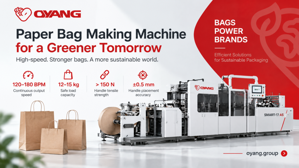 Paper Shopping Bag Making Machine Retail Carrier Mechanics & Top-Mouth Hemming