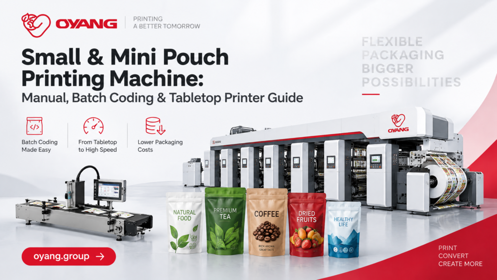 Small Pouch Printing Machine Batch Coding & Presses OYANG